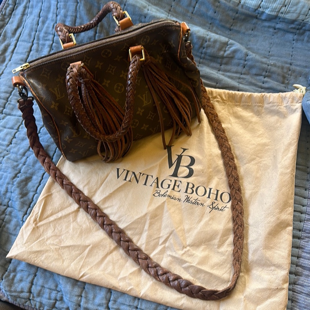 Vintage Boho LV Western Purse